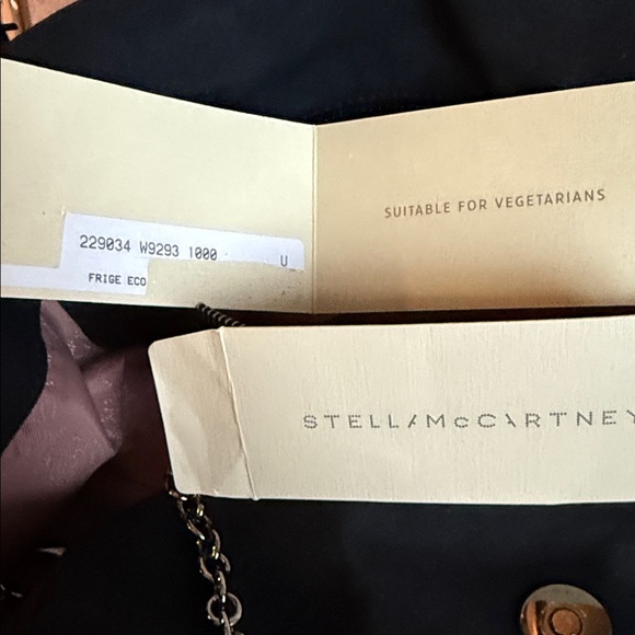 Stella McCartney - Black Fringe Bag - Picture 3 of 3